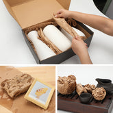 Brown Honeycomb Wrap Roll – Biodegradable Kraft Void Fill Packaging Paper Eco